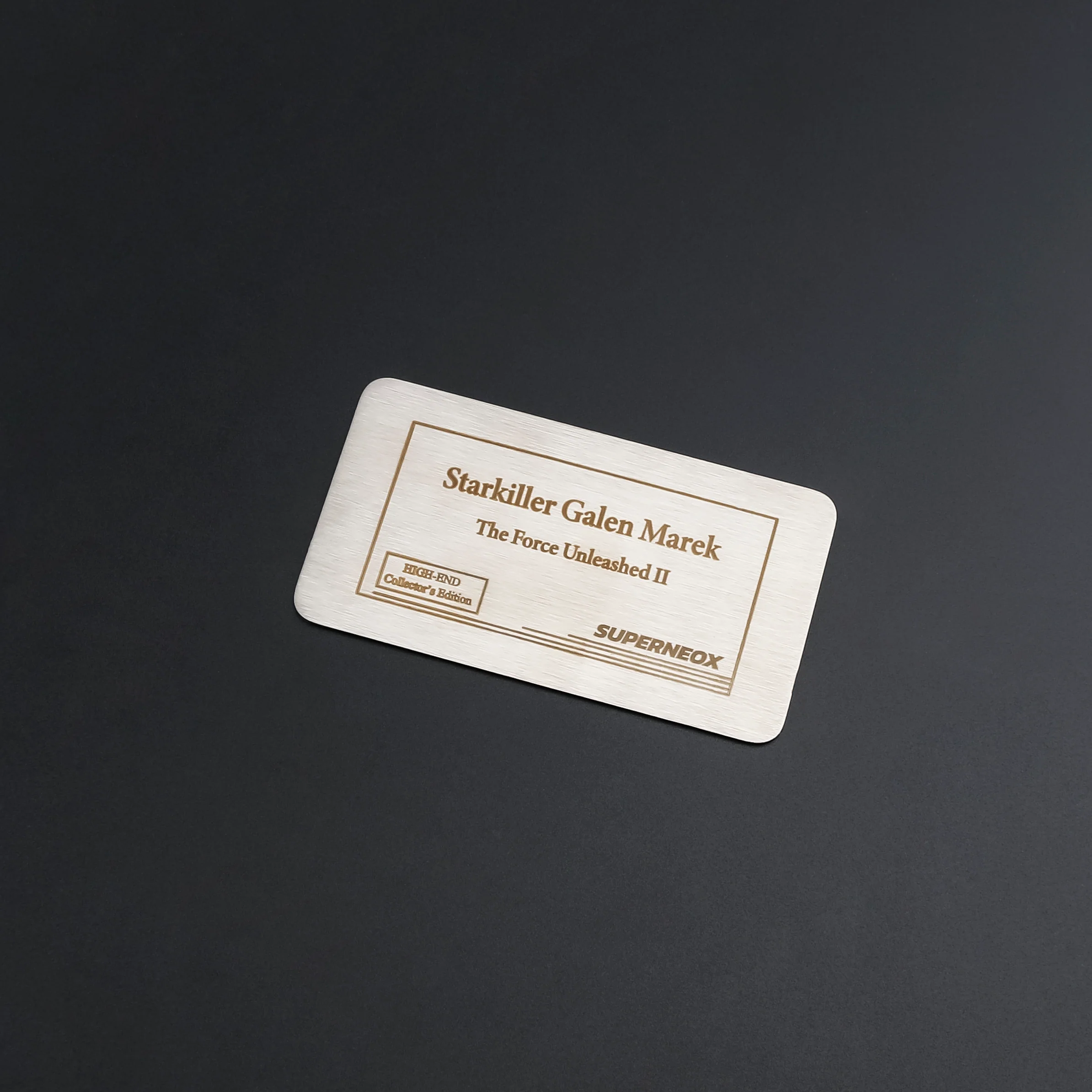 Saber nameplate